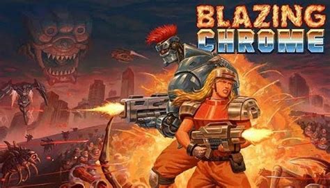 Blazing Chrome! A Retro-Futuristic Platformer With Explosive Action